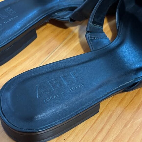 ABLE Josselyn Leather Mule - Size 9 - Picture 2 of 6